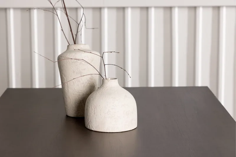 Kaseidon Spisegruppe 120 cm Rektangulær med 4 Modesto Stoler - Beige - Møbler - Bord - Spisegrupper