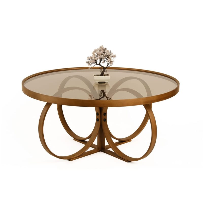 Kashiwa Sofabord 100 cm, Mørkebrun