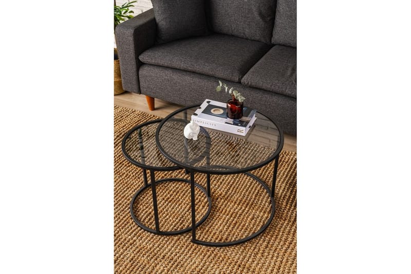 Kashiwa Stuebord 60 cm - Sort - Møbler - Bord - Sofabord