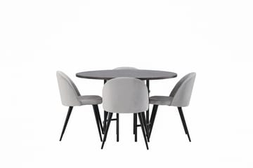 Kavenhamn Spisegruppe 115 cm Rund med 4 Sedavi Stoler