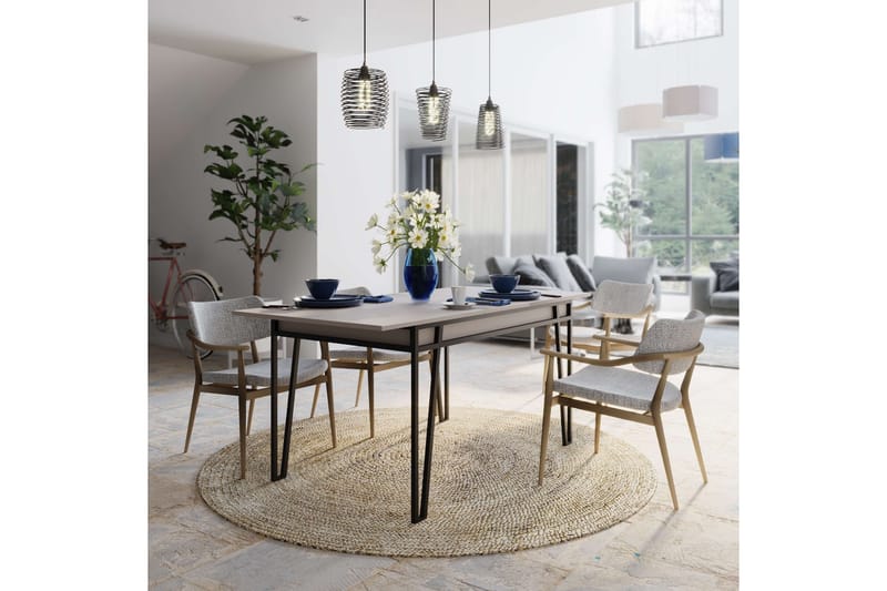 Kavilash Spisebord 132 cm Rektangulært - Brun - Møbler - Bord - Spisebord & kjøkkenbord