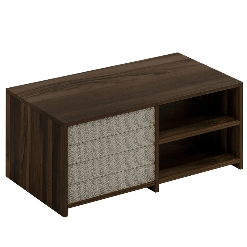 Kavon Sofabordsett 90x44,1x45 cm, Valnøtt