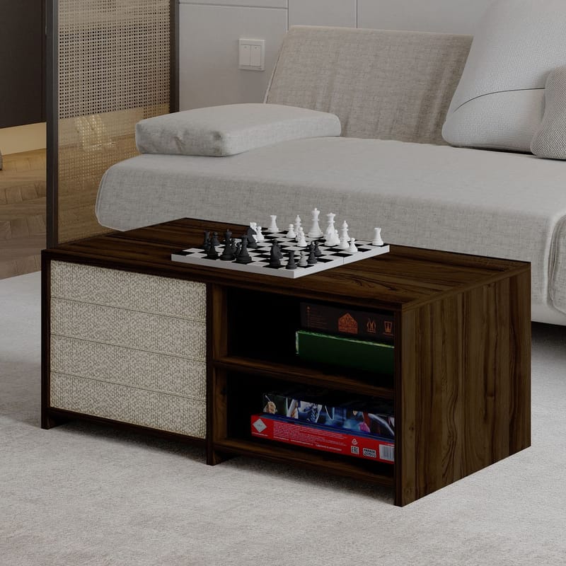 Kavon Sofabordsett 90x44,1x45 cm - Valnøtt - Møbler - Bord - Sofabord