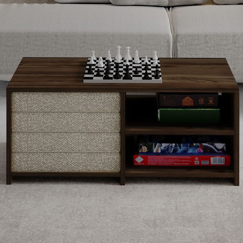 Kavon Sofabordsett 90x44,1x45 cm - Valnøtt - Møbler - Bord - Sofabord
