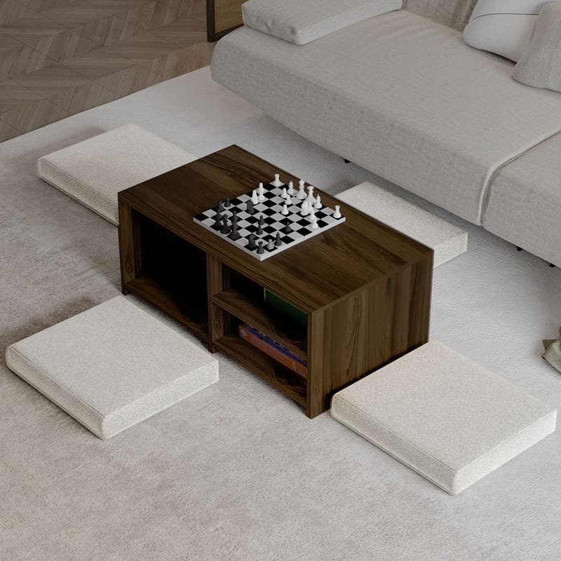 Kavon Sofabordsett 90x44,1x45 cm - Valnøtt - Møbler - Bord - Sofabord