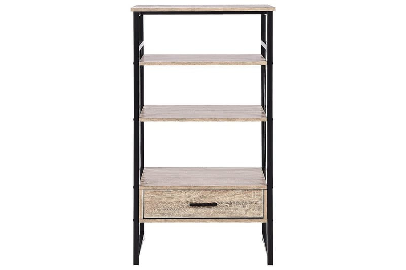 Keene Bokhylle 56 cm i Eik - Lysebrun - Oppbevaring - Hyller - Bokhylle