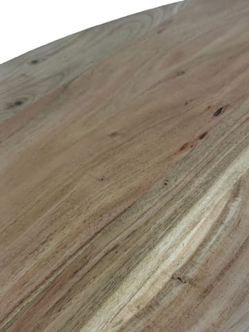 Kelora sofabord 87 cm oval - Naturfarget lysebrun/svart - Møbler - Bord - Sofabord