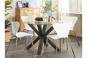 Kerrobert Spisebord 100 cm - Svart - Møbler - Bord - Spisebord & kjøkkenbord