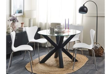 Kerrobert Spisebord 100 cm - Svart - Møbler - Bord - Spisebord & kjøkkenbord
