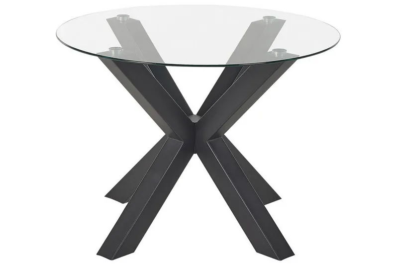 Kerrobert Spisebord 100 cm, Svart