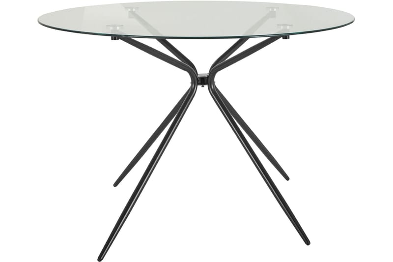 Kingsnorth Spisebord Rundt 110 cm - Svart - Spisebord & kjøkkenbord