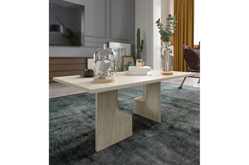 Kiros Sofabord 104 cm - Beige - Møbler - Bord - Sofabord