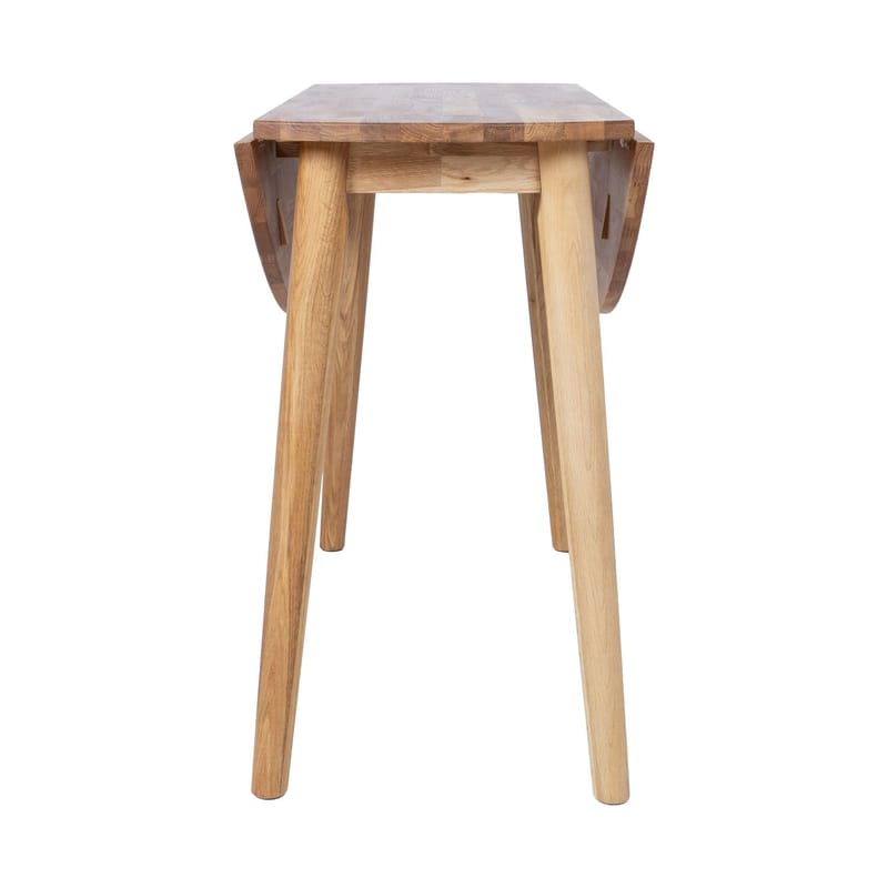 Klaffebord HOME4YOU Birka D90x75 cm eik - Naturlig lys eik - Møbler - Bord - Sammenleggbart bord