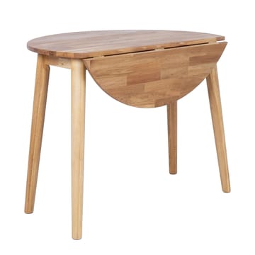 Klaffebord HOME4YOU Birka D90x75 cm eik - Naturlig lys eik - Møbler - Bord - Sammenleggbart bord