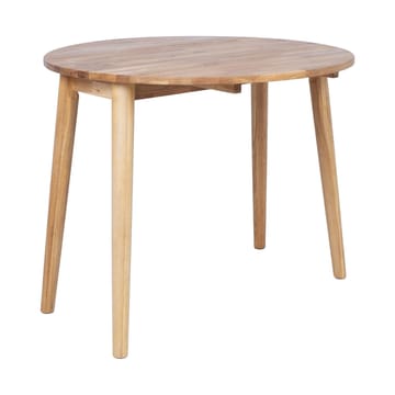 Klaffebord HOME4YOU Birka D90x75 cm eik - Naturlig lys eik - Møbler - Bord - Sammenleggbart bord