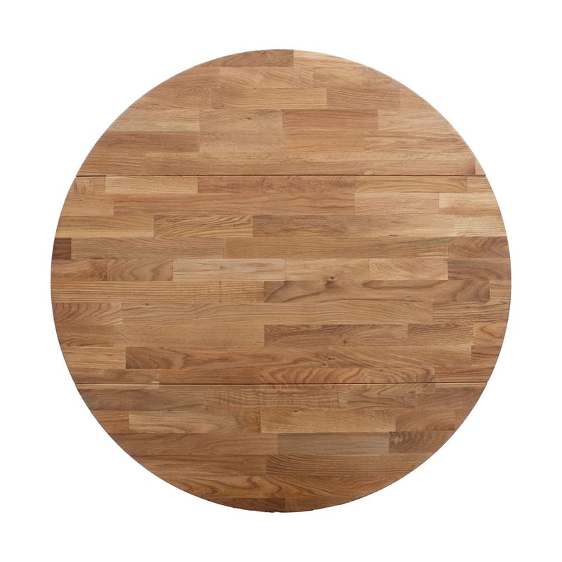 Klaffebord HOME4YOU Birka D90x75 cm eik - Naturlig lys eik - Møbler - Bord - Sammenleggbart bord