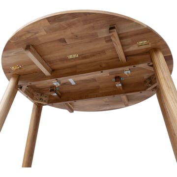 Klaffebord HOME4YOU Birka D90x75 cm eik - Naturlig lys eik - Møbler - Bord - Sammenleggbart bord