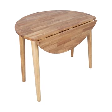 Klaffebord HOME4YOU Birka D90x75 cm eik - Naturlig lys eik - Møbler - Bord - Sammenleggbart bord