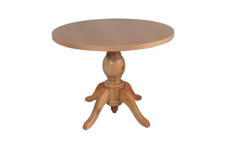 Kollumber Spisebord 100 cm - Naturell - Spisebord & kjøkkenbord