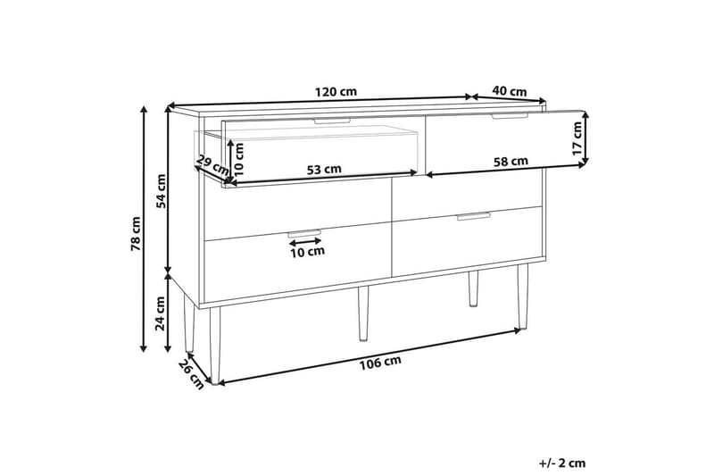 Kommode Soho - Møbler - Bord - Sminkebord & toalettbord