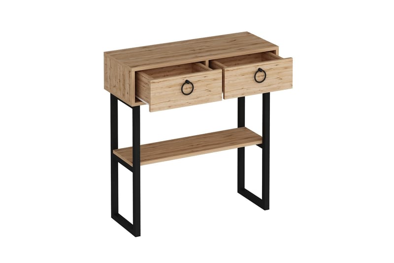 Valeri Konsollbord 90x90 cm Lys Brun - Hanah Home - Møbler - Bord - Avlastningsbord - Konsollbord