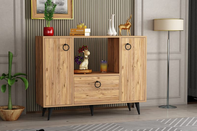 Pietro Konsollbord 120x87,4 cm Lys brun - Hanah Home - Møbler - Bord - Avlastningsbord - Gangbord