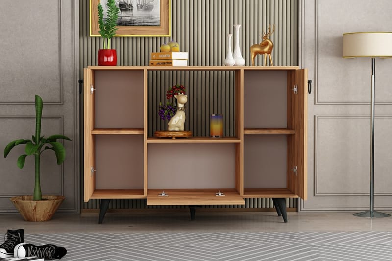 Pietro Konsollbord 120x87,4 cm Lys brun - Hanah Home - Møbler - Bord - Avlastningsbord - Gangbord