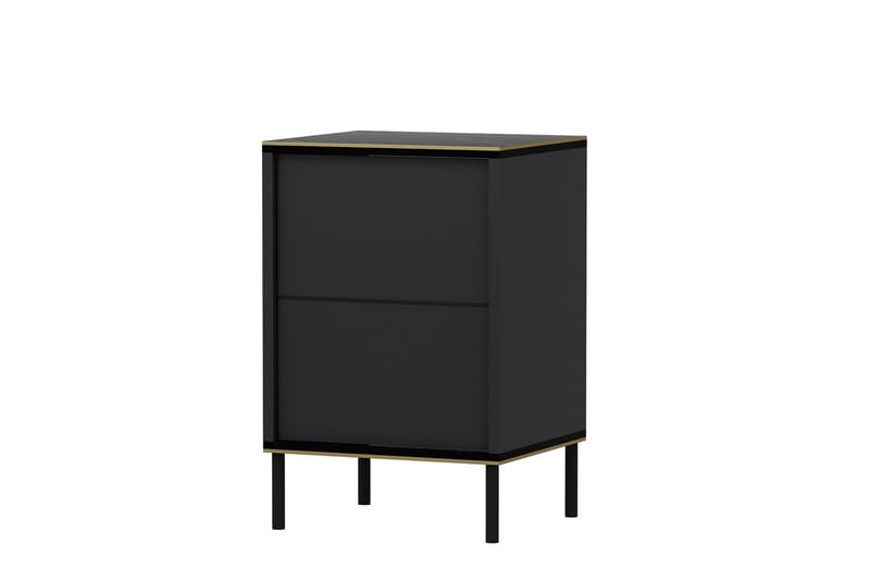 Imaj Nattbord 40x35 cm Antrasitt - Hanah Home - Møbler - Bord - Avlastningsbord - Sengebord & nattbord