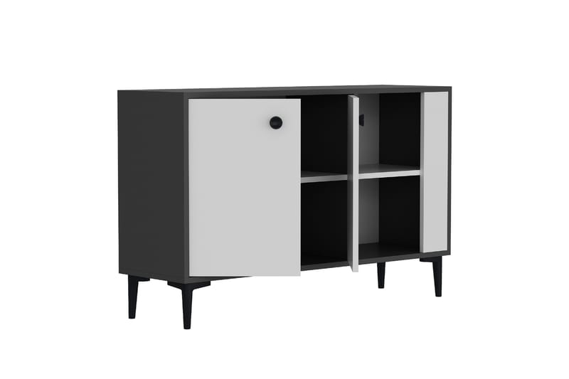 Sahra Konsollbord 120x75 cm Antrasitt/Hvit - Hanah Home - Møbler - Bord - Avlastningsbord - Gangbord