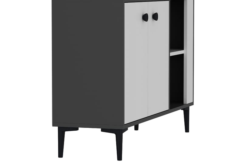 Sahra Konsollbord 120x75 cm Antrasitt/Hvit - Hanah Home - Møbler - Bord - Avlastningsbord - Gangbord