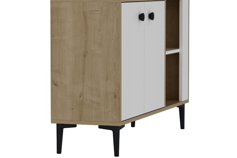 Sahra Konsollbord 120x75 cm Brun/Hvit - Hanah Home - Møbler - Bord - Avlastningsbord - Gangbord