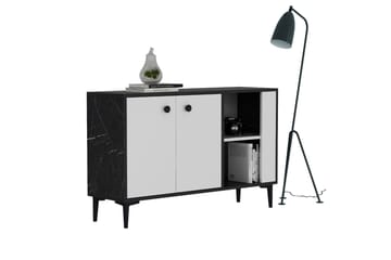 Sahra Konsollbord 120x75 cm Svart/Hvit - Hanah Home - Møbler - Bord - Avlastningsbord - Gangbord