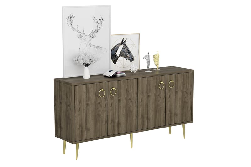 Drop Konsollbord 140x75 cm Brun - Hanah Home - Møbler - Bord - Avlastningsbord - Konsollbord