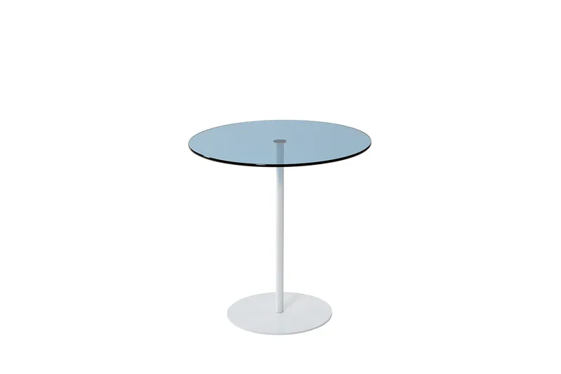 Chill-Out Sidebord 50x50 cm Hvit/Blå, Hanah Home