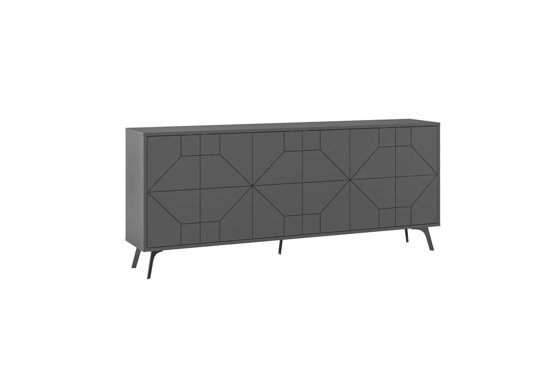 Dune Konsollbord 183,8x77,4 cm Antrasitt - Hanah Home