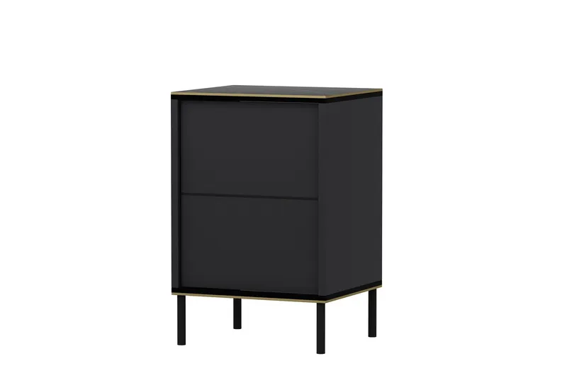 Imaj Nattbord 40x35 cm Antrasitt, Hanah Home