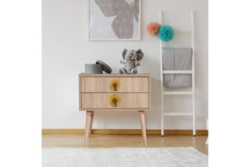 Bertoaria Nattbord 60x40 cm Brun - Hanah Home - Møbler - Bord - Avlastningsbord - Sengebord & nattbord