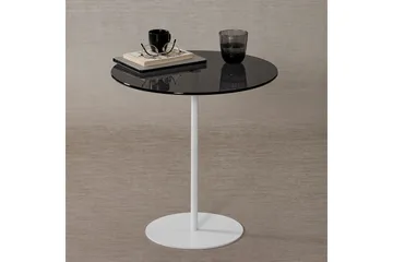 Chill-Out Sidebord 50x50 cm Hvit/Mørk Grå - Hanah Home - Møbler - Bord - Avlastningsbord - Lampebord & sidebord