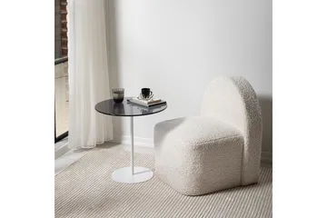 Chill-Out Sidebord 50x50 cm Hvit/Mørk Grå - Hanah Home - Møbler - Bord - Avlastningsbord - Lampebord & sidebord