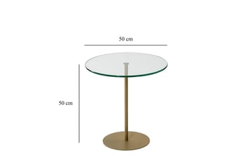 Chill-Out Sidebord 50x50 cm Gull - Hanah Home - Møbler - Bord - Avlastningsbord - Lampebord & sidebord