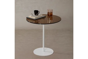 Chill-Out Sidebord 50x50 cm Hvit/Bronse - Hanah Home - Møbler - Bord - Avlastningsbord - Lampebord & sidebord
