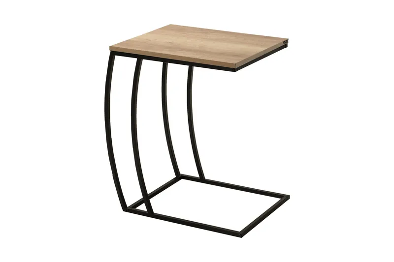 Ajmit Sidebord 50x62 cm Brun/Svart, Hanah Home