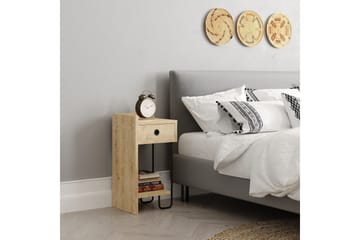 Sirius Nattbord 32x30 cm Lysbrun - Hanah Home - Møbler - Bord - Avlastningsbord - Sengebord & nattbord