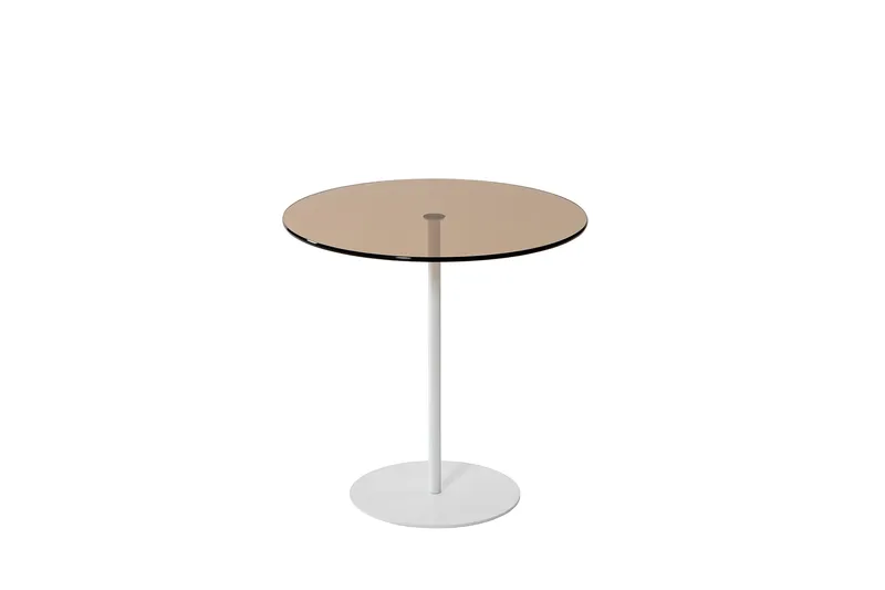 Chill-Out Sidebord 50x50 cm Hvit/Bronse - Hanah Home - Møbler - Bord - Avlastningsbord - Lampebord & sidebord