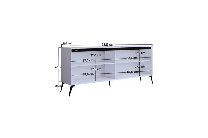 Adilen Konsollbord 180 cm - Hvit - Møbler - Bord - Avlastningsbord - Gangbord