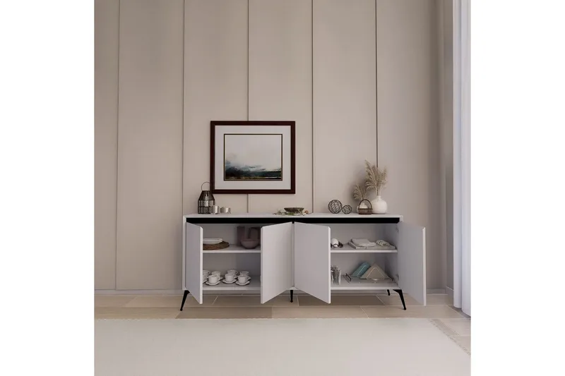 Adilen Konsollbord 180 cm - Hvit - Møbler - Bord - Avlastningsbord - Gangbord