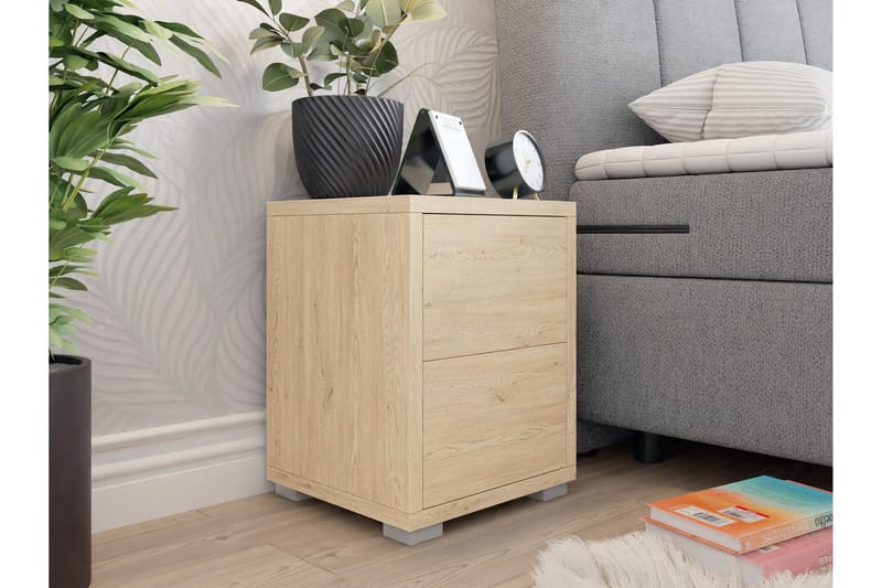 Agawal Sängbord 30 cm - Brun - Møbler - Bord - Avlastningsbord - Sengebord & nattbord