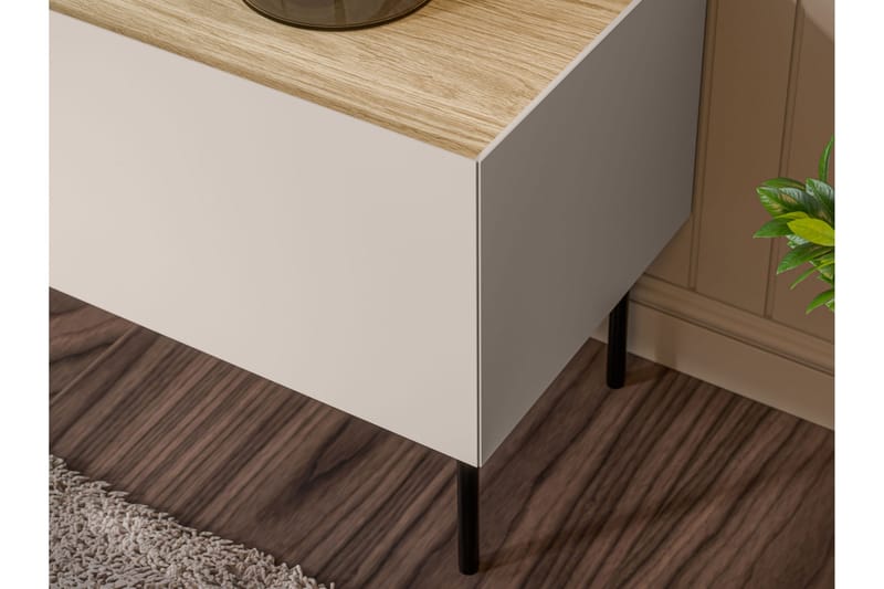 Akie Nattbord 40 cm - Beige - Møbler - Bord - Avlastningsbord - Sengebord & nattbord