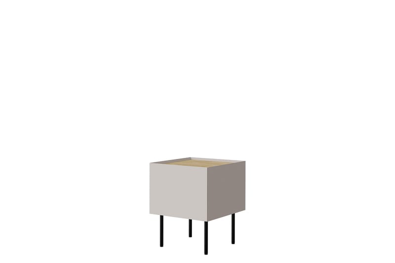 Akie Nattbord 40 cm - Beige - Møbler - Bord - Avlastningsbord - Sengebord & nattbord