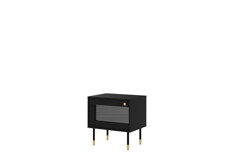 Akilesh Nattbord 52 cm - Svart - Møbler - Bord - Avlastningsbord - Sengebord & nattbord